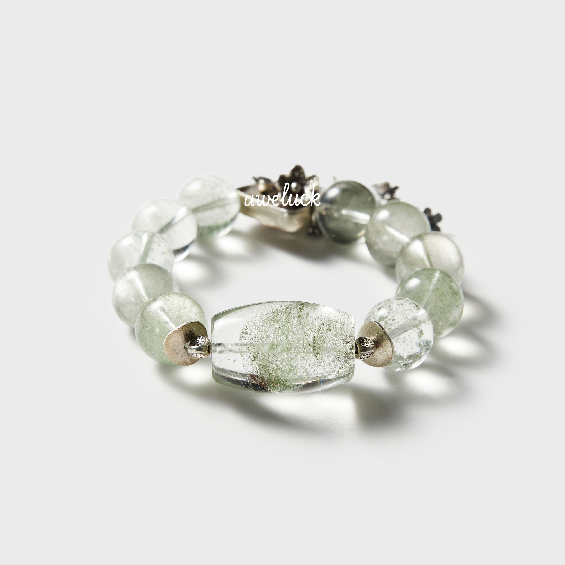 Wealth Energy-Green Phantom Handcrafted Bracelet - UWELUCK