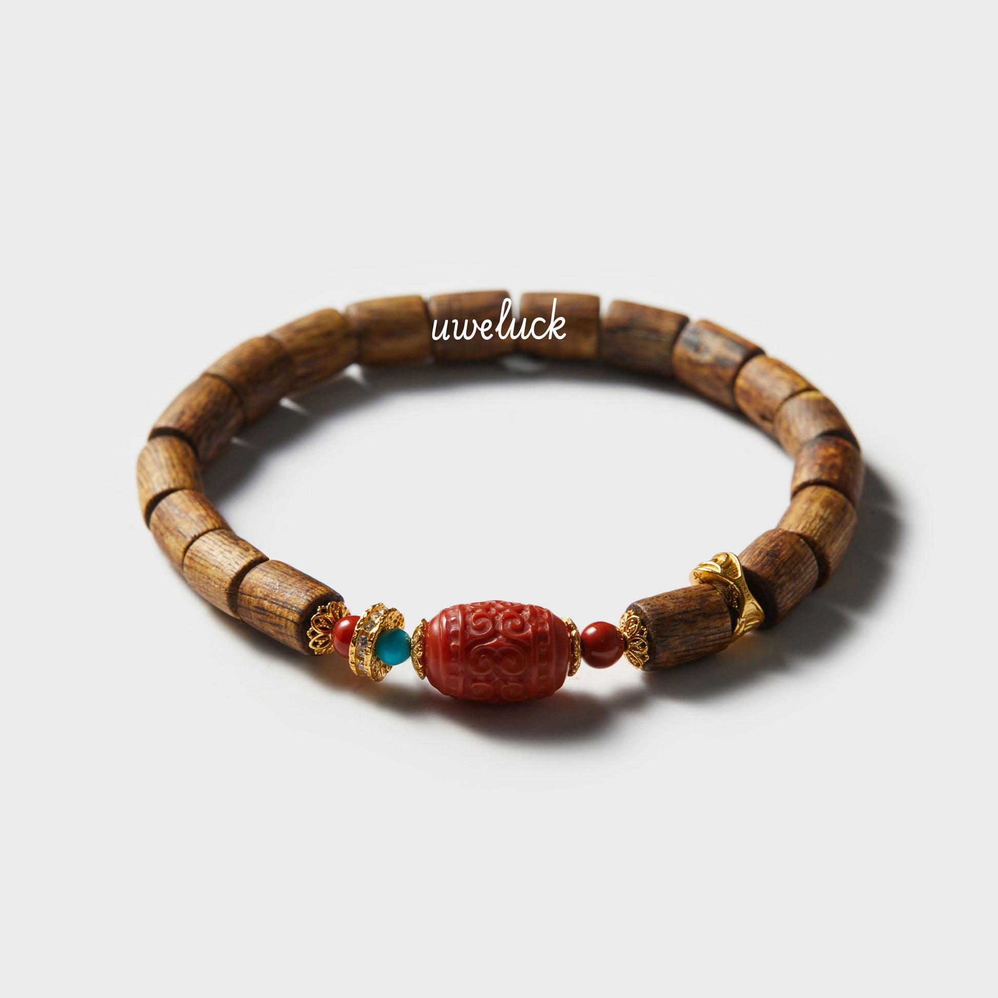 Healthy Energy-Agarwood Handcrafted Bracelet - UWELUCK