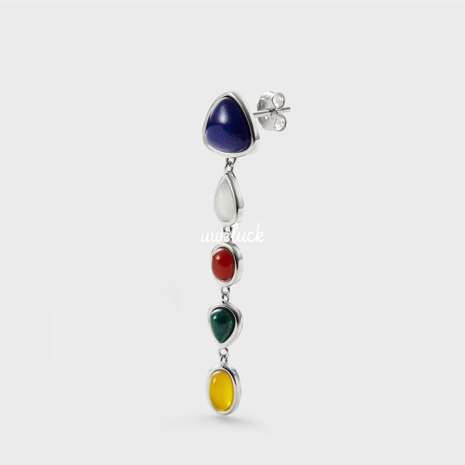 Lucky Energy-Natural Gemstones Earrings - UWELUCK