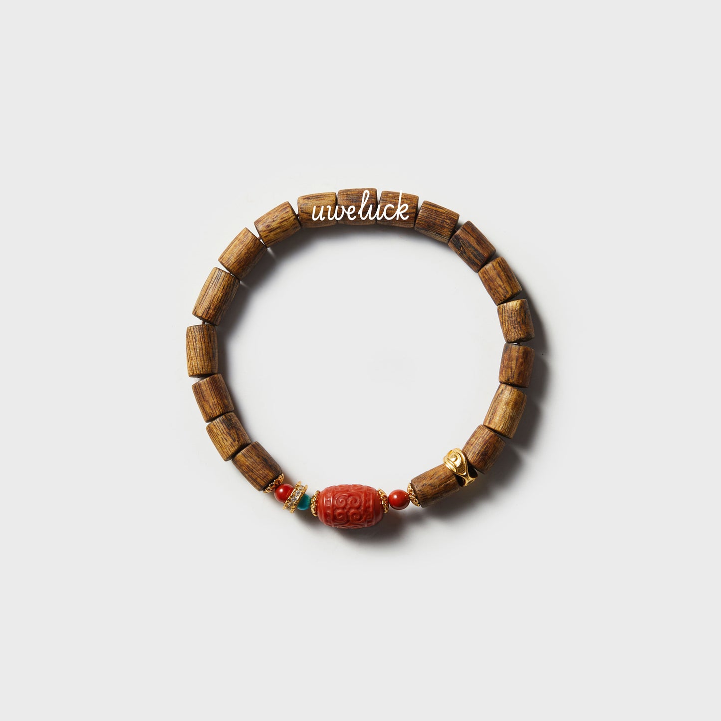 Healthy Energy-Agarwood Handcrafted Bracelet - UWELUCK