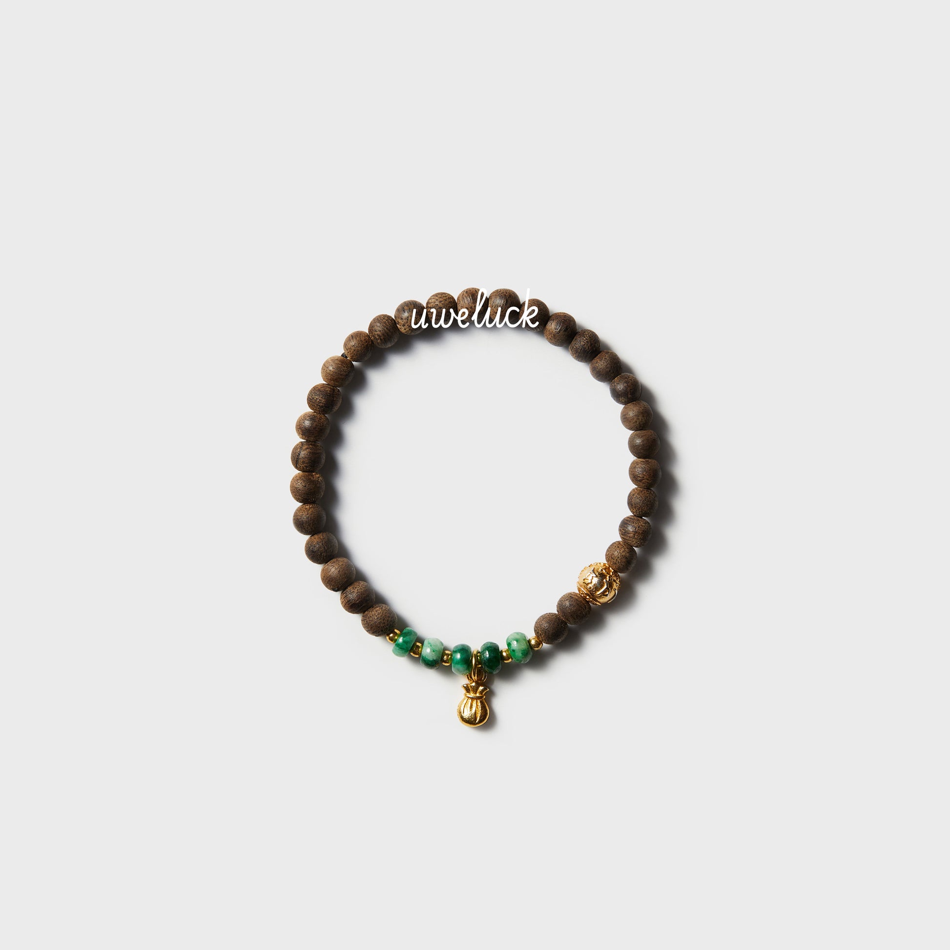 Healthy Energy-Agarwood And Jade Bracelet - UWELUCK