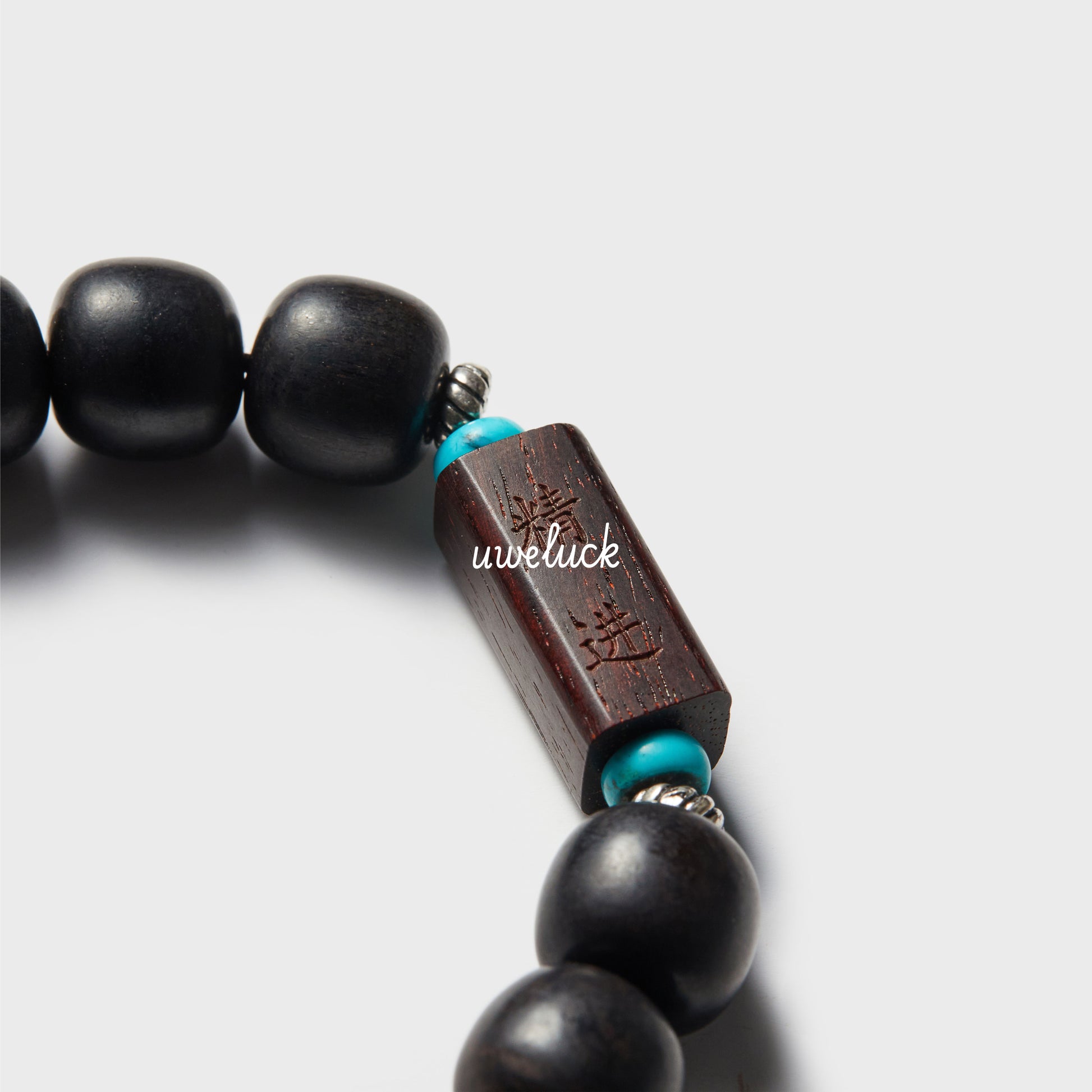 Wisdom Energy-Silver And Rosewood Bracelet - UWELUCK