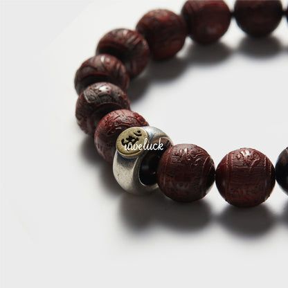 Wisdom Energy-Small Leaf Rosewood Bracelet - UWELUCK